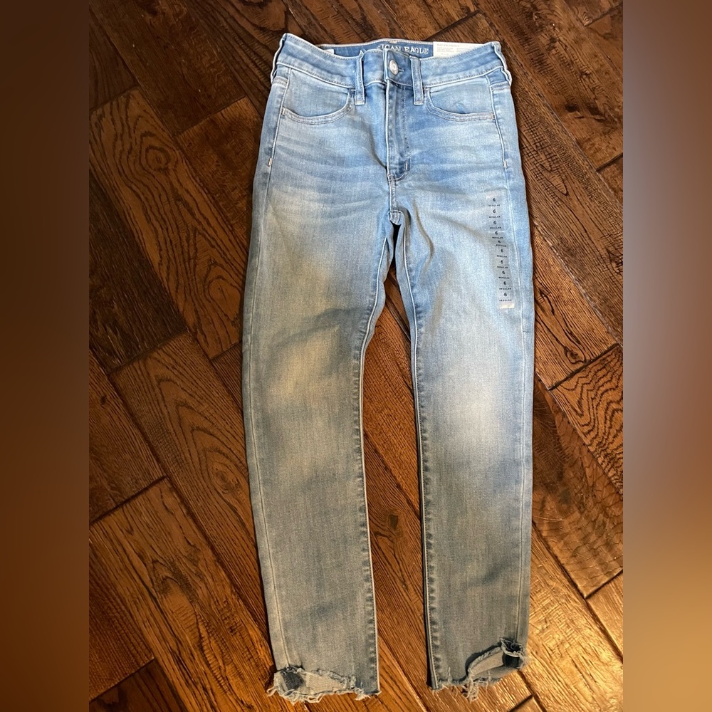 American Eagle crop high rise jegging